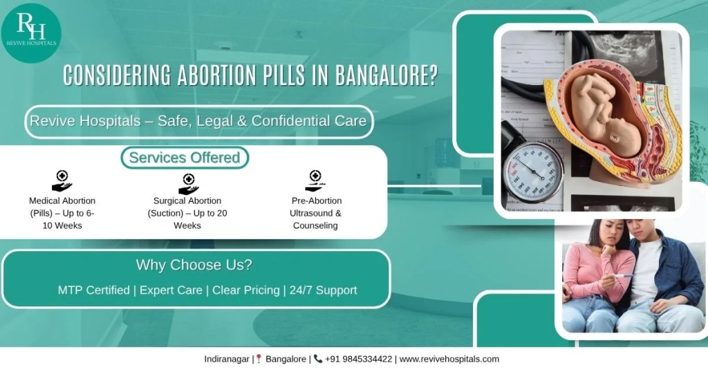 Safe Abortion Pills in Bangalore at Revive Hospitals
